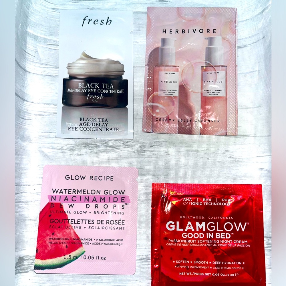 13 skincare samples